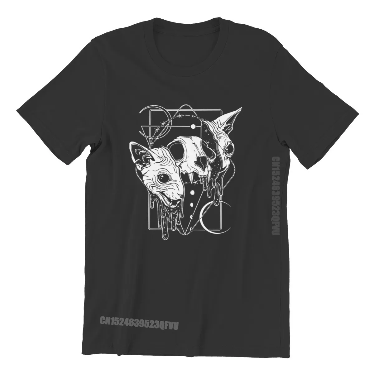 

Canadian Hairless Cat Sphynx Tshirts For Men Cosmic Soft Camisas Sweatshirts Men T Shirts High Quality New Design New