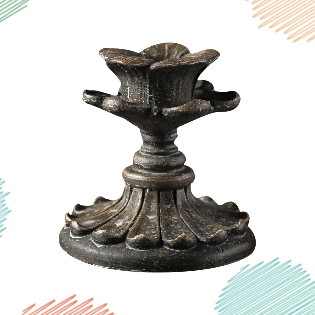 

Holder Candlestick Resin Holders Centerpiece Sconce Stick Stand French Pillar Geometric Tealight Decorative Cup Decorations