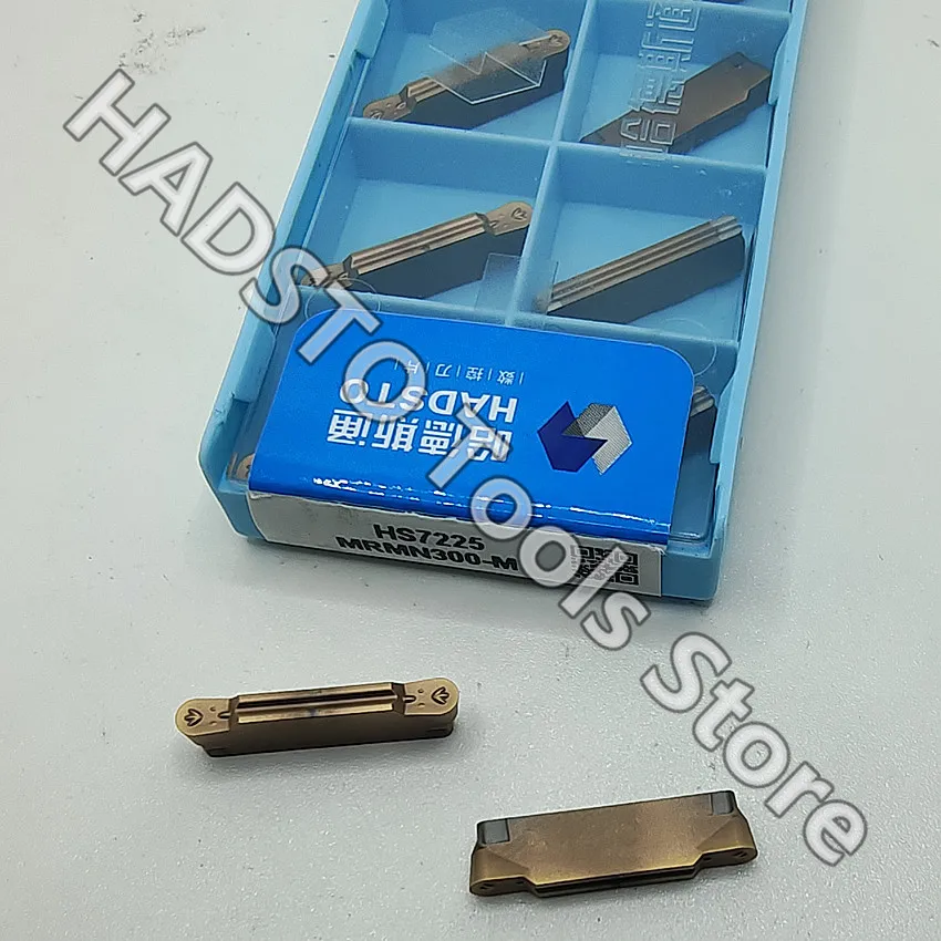 MRMN300-M HS7225 MRMN300 3.0mm HADSTO carbide inserts Cut off Slotting For Stainless steel 10pcs/box
