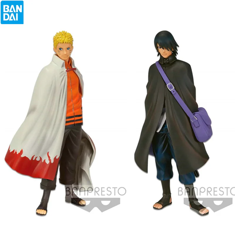 

Original Bandai Scenery Figure Anime Naruto Boruto Theatrical Version Naruto Uzumaki Uchiha Sasuke Boxed Model Toy,Birthday Gift