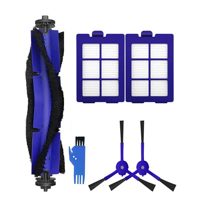 

6 шт., сменные детали для Eufy Robovac X8 Series, гибридные Запчасти для робота-пылесоса моющиеся, основная боковая щетка, Hepa фильтр