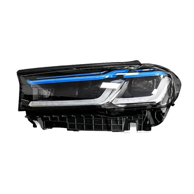 

Fashion Retrofit headlights for 5 Series 2016~2018 G30 G31 F90 M5 modified laser headlamp Blue DRL Half assembly