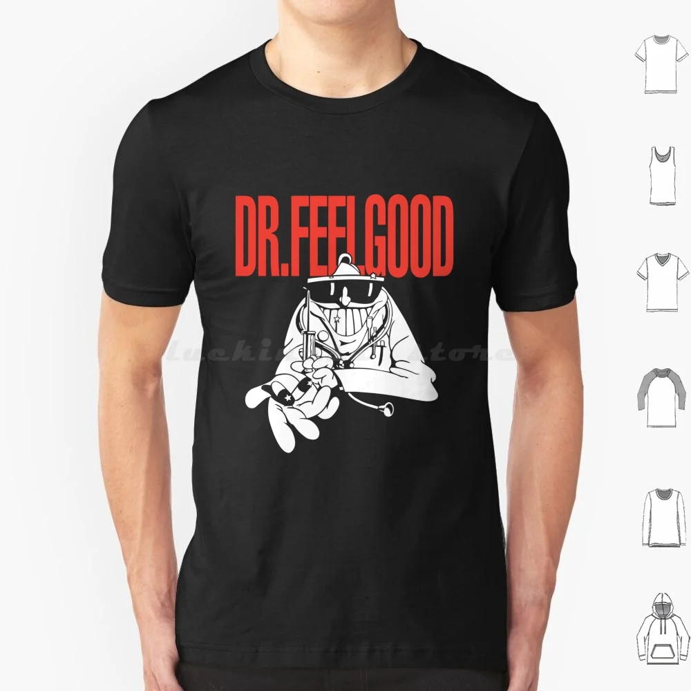 Футболка с надписью Dr Feelgood крутая хлопковая майка 6xl