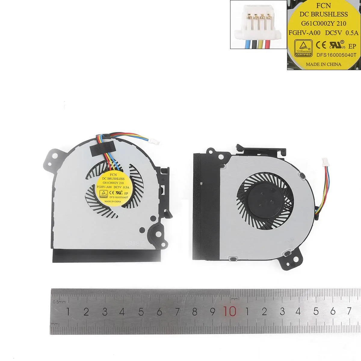 Новый вентилятор охлаждения ноутбука для оригинального Toshiba A50-C DFS160005040T DFS160005040T