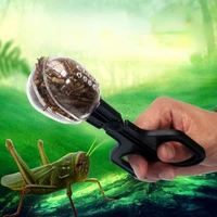 reptile clip transparent clip cleaning tool turtle lizard horned frog spider feeding reptile poop clamp tool kit