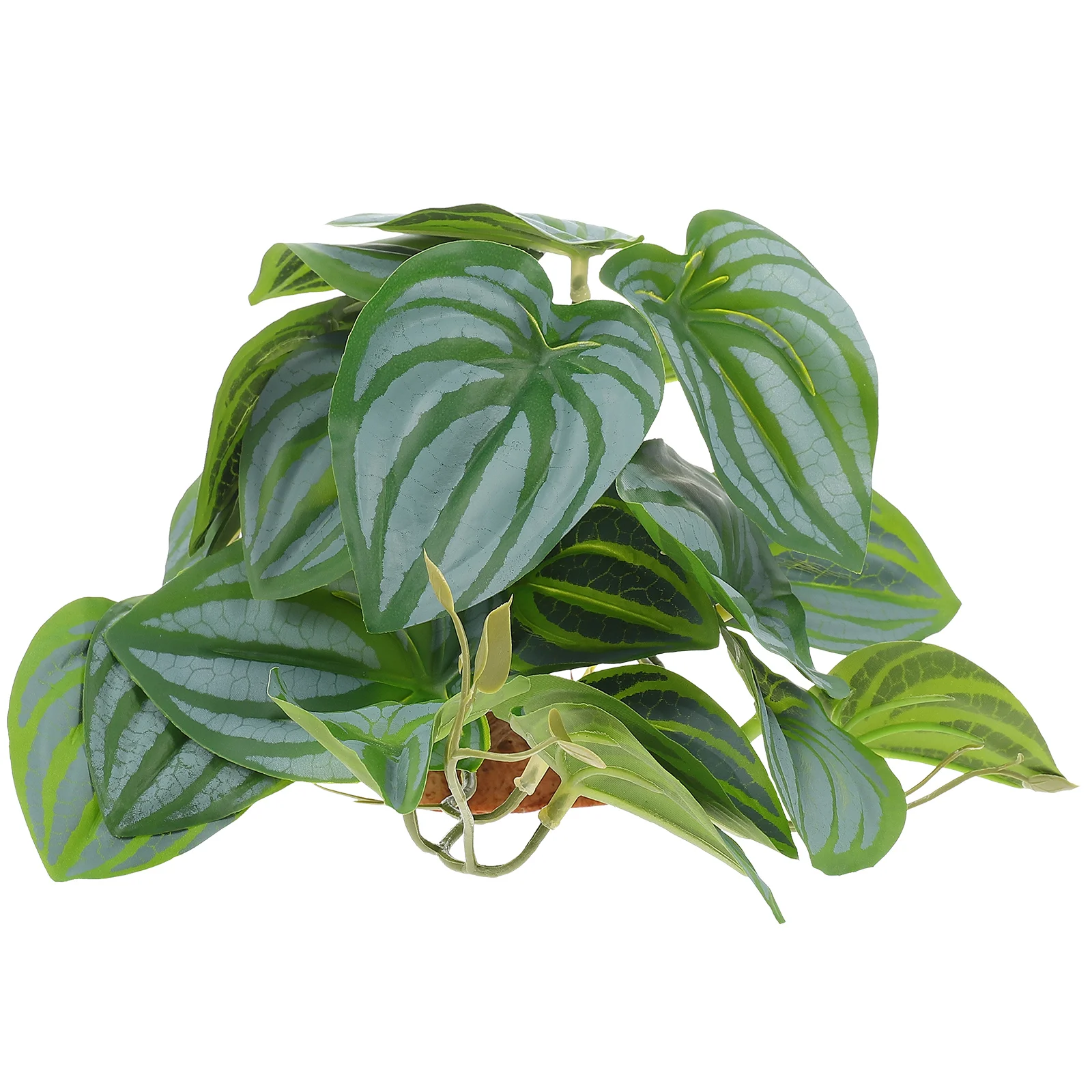 

Reptile Terrariumdecor Tank Green Artificial Fakeaquariumaccessories Habitat Leaves Reptiles Box Pant Hide Resin Shrimp