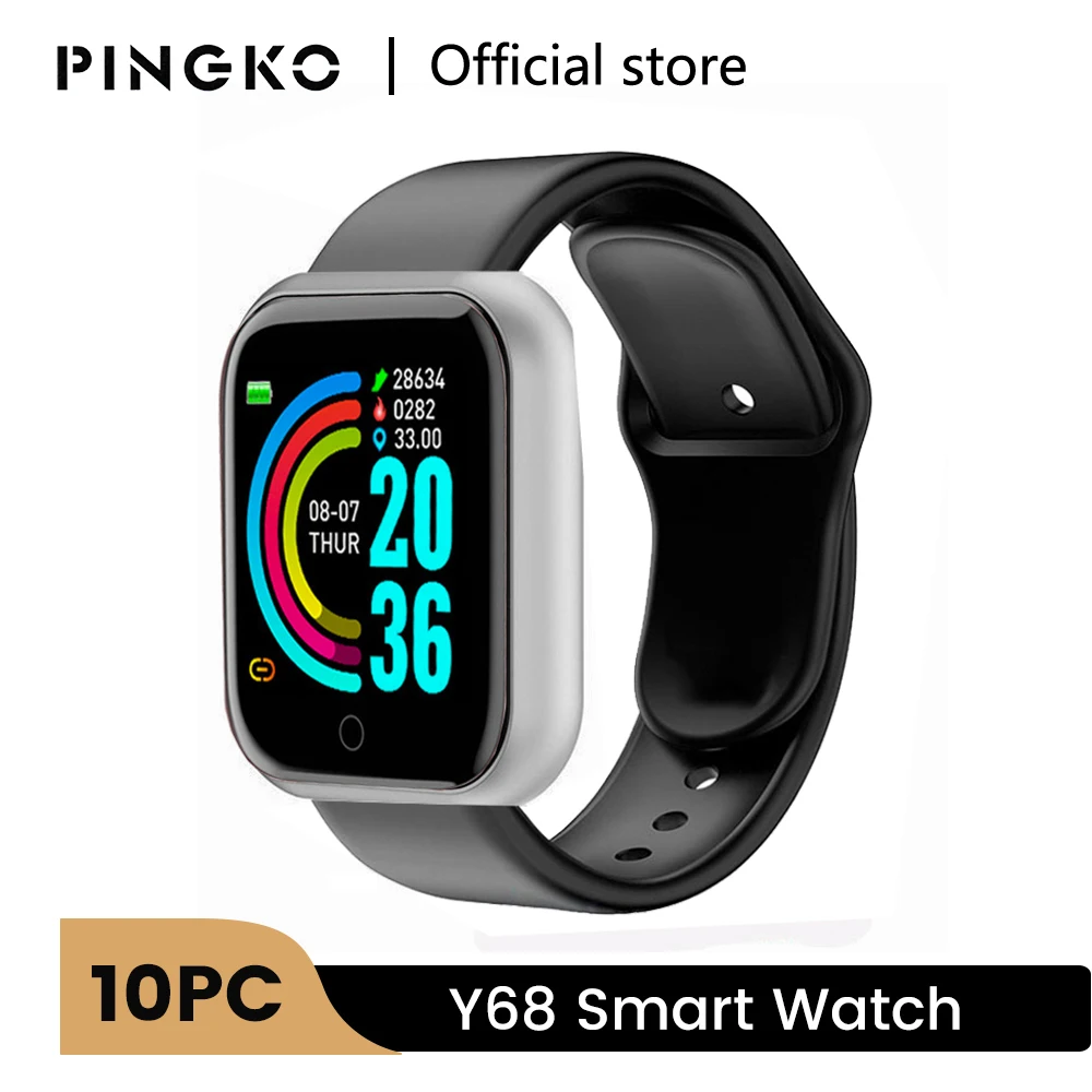 

Оптовая продажа 10 шт./20 шт. Y68 D20 Смарт-часы мужские женские бесплатная доставка отправка фото пульсометр Водонепроницаемые Лучшие Смарт-час...