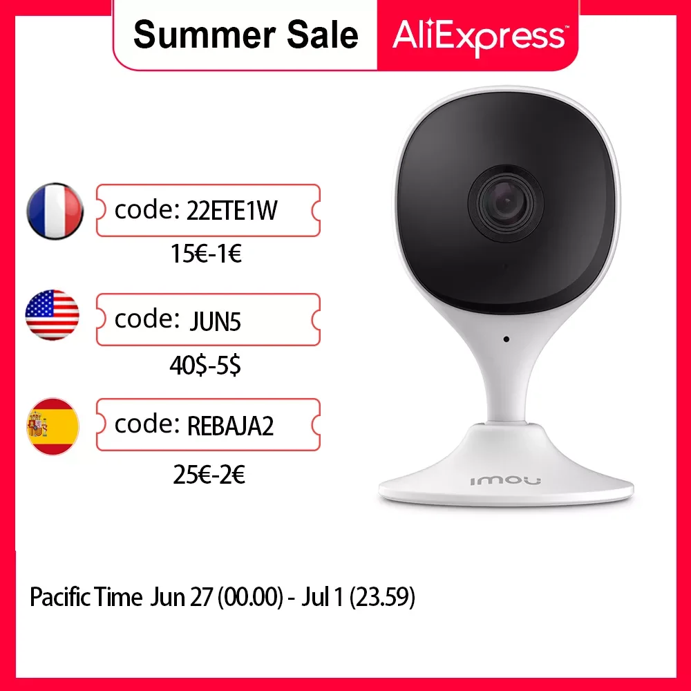 

NEW2023 Dahua Imou Cue 2c 1080P IP Wifi Camera Baby Monitor Camera Human Detection H265 Compact Smart Night Vision Camera Indoor