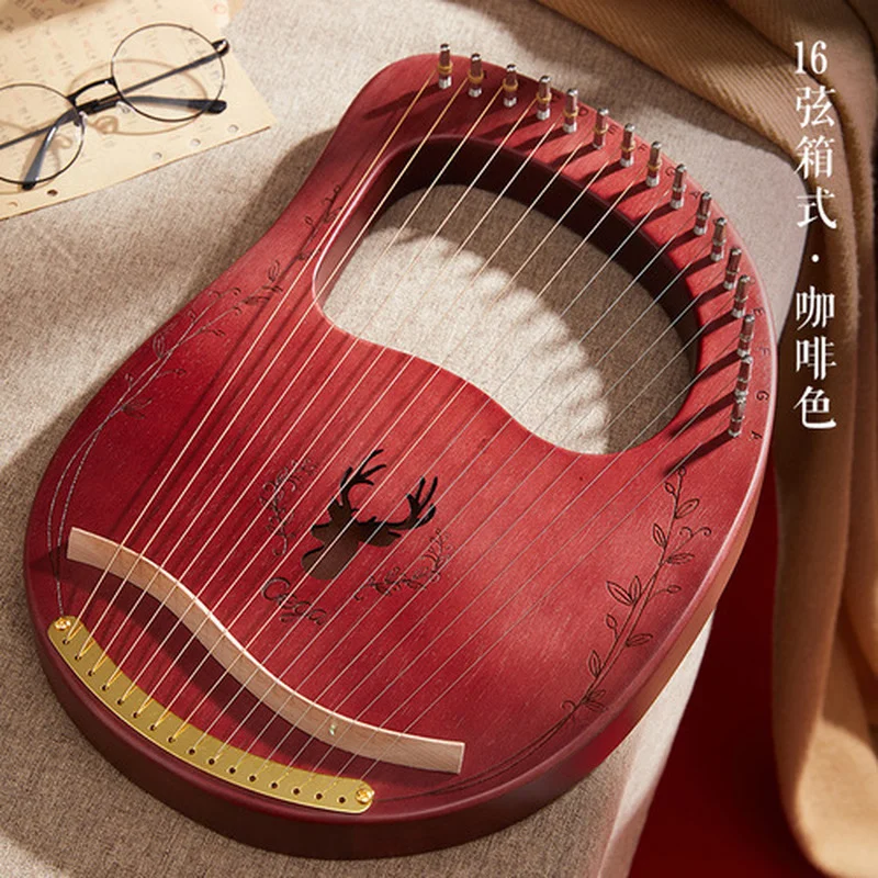 Chinese Miniature Harp Music Tool Wooden Professional Special Authentic Lyre Harp Musical Instruments Instrumon De Musique Gifts