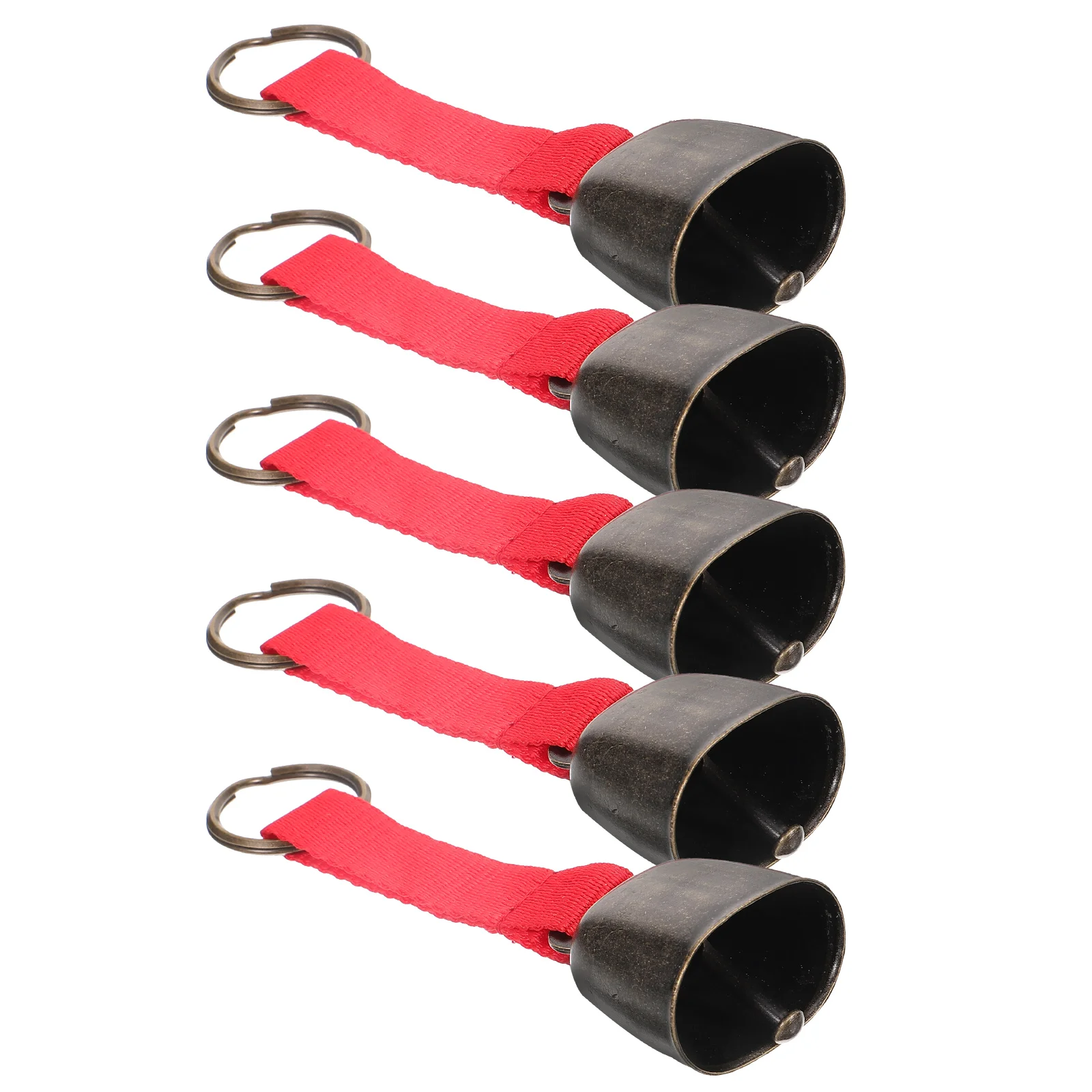 

5 Pcs Bear Bells Hiking Backpack Cow Iron Metal Camping Outdoor Warning Hanging