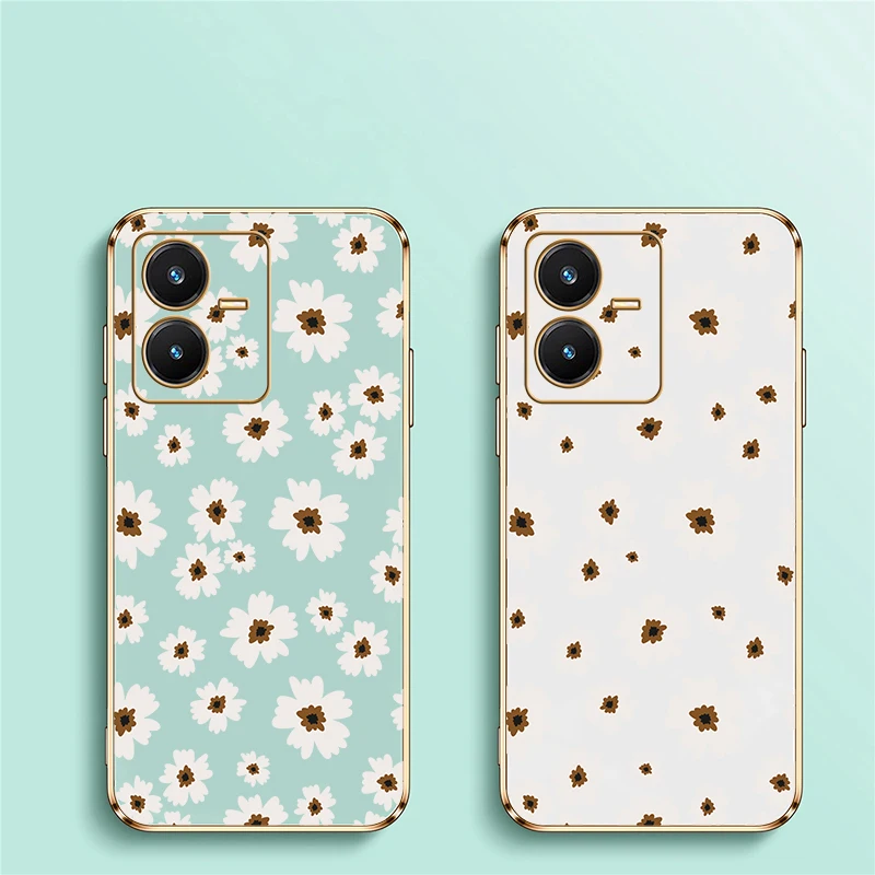 Чехол для телефона Vivo V40 V30E V29E V30 V27 Pro V25E LATAM V25 V23E V21E V21 V20 SE мягкий силиконовый