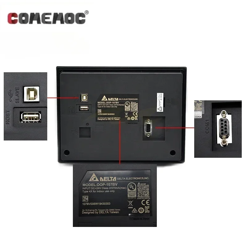 Фото Delta DOP-107BV HMI с сенсорным экраном, интерфейс человеческой машины, 7 дюймов, замена DOP-B07S411 DOP-B07SS411 B07S410 с кабелем для передачи данных №3