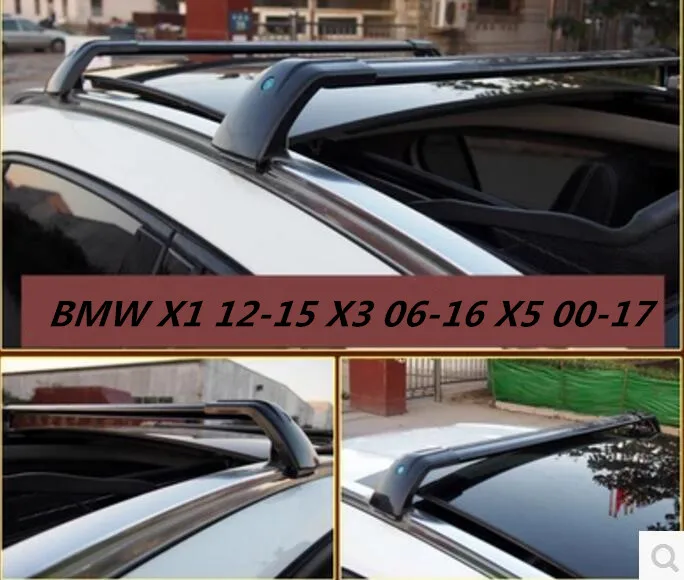 

Car Roof Rack Cross Bars Roof Rails Racks bar Auto Load Cargo Luggage Carrier Baggage for BMW X1 12-15 X3 06-16 X5 00-17