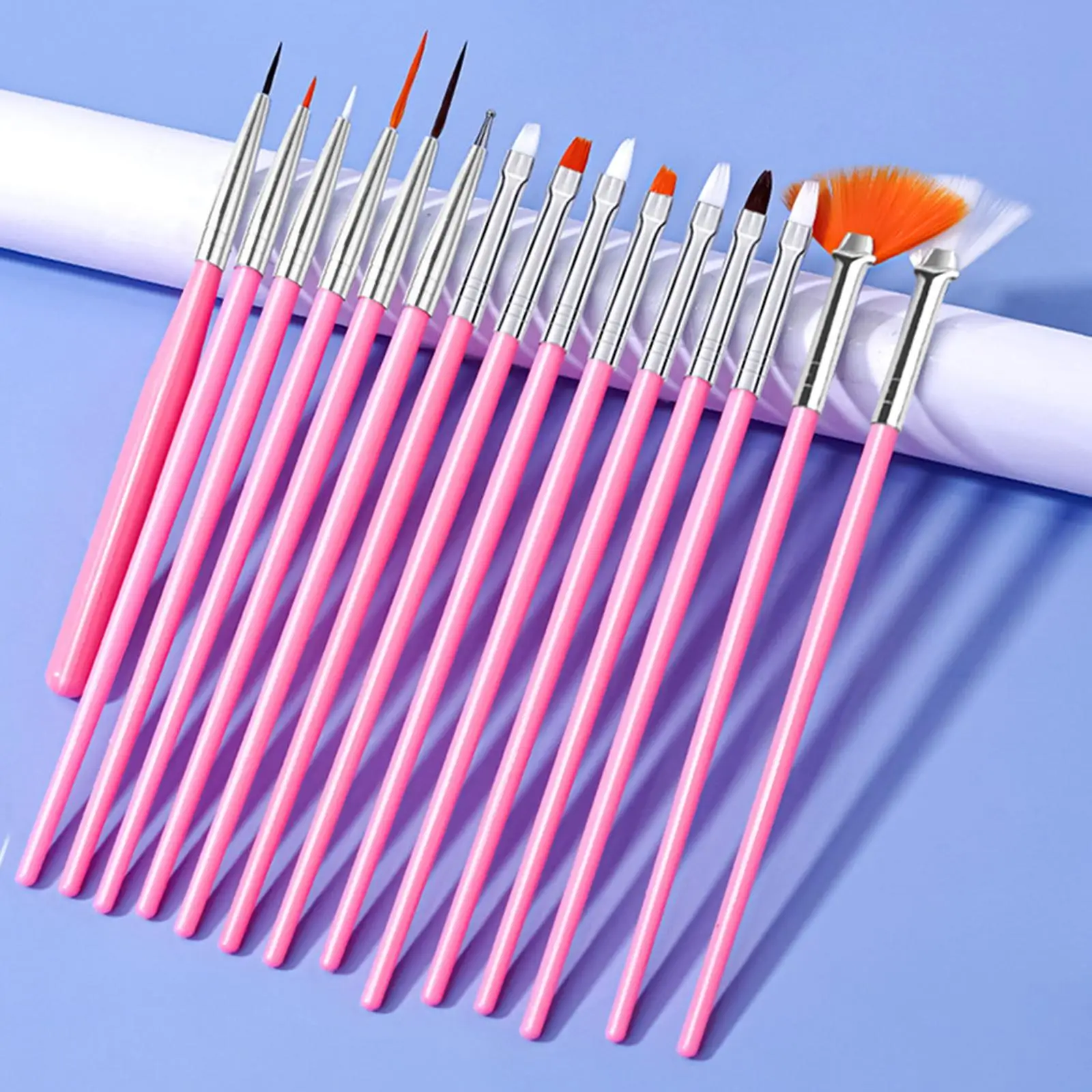 

Кисти для рисования ногтей, 15 шт.