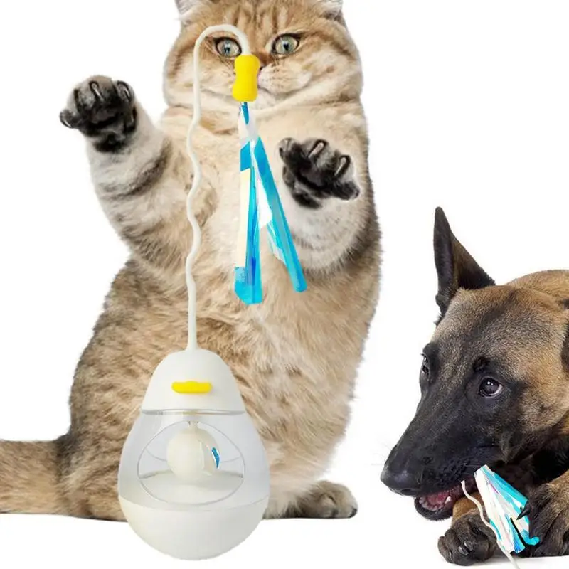 

Interactive Cat Toys Heavy Duty Leaky Design Food Toy Interactive Dog Cat Toy Food Treat Dispensing Toys Pets Slow Feeder Cat