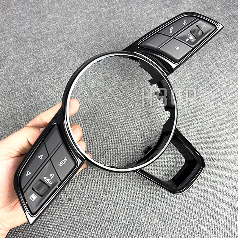 

Для Audi RS3 RS4 RS5 A3 A4 A5 S3 S4 S5 2017-2021 кнопки рулевого колеса рамка отделка Аксессуары