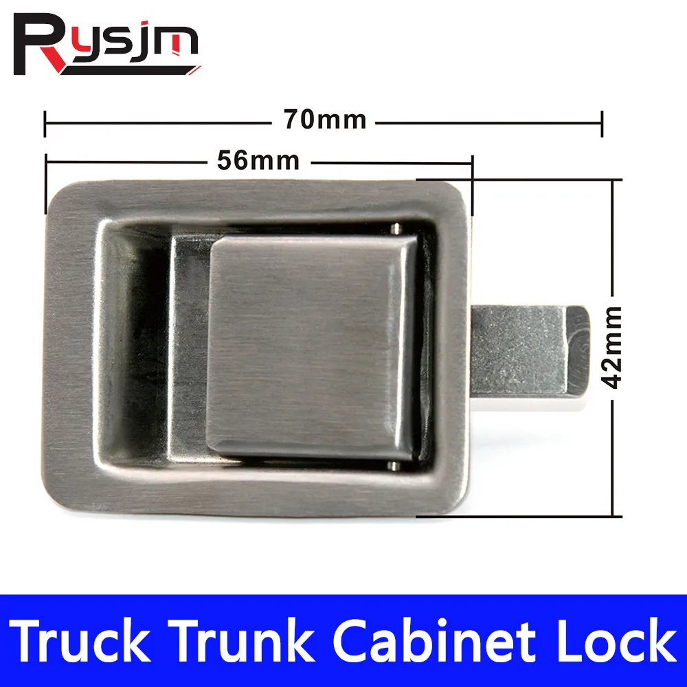 

HD Stainless Steel Truck Trunk Cabinet Lock Pickup Yacht Boat Cupboard Accessories Bus Handle Lock bateau accessoires marine