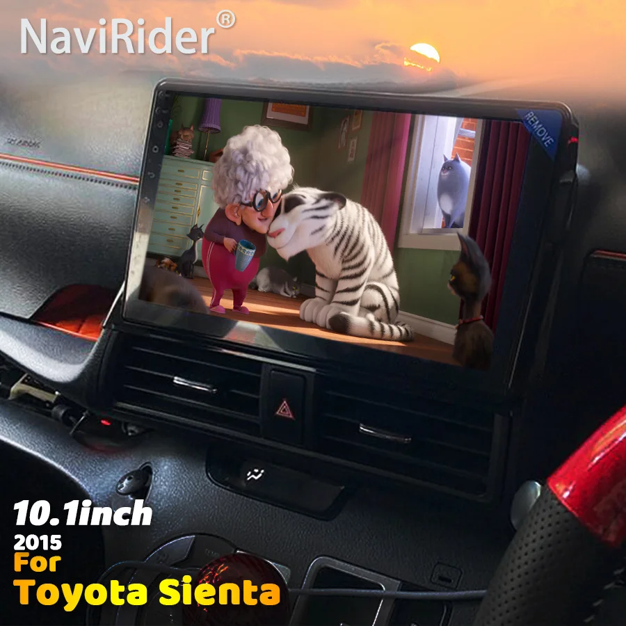 

Android 128 ГБ Автомобильный GPS-радиоприемник для Toyota Sienta 2015 Гибридный мультимедийный видеоплеер навигация головное устройство RHD автомобильное...