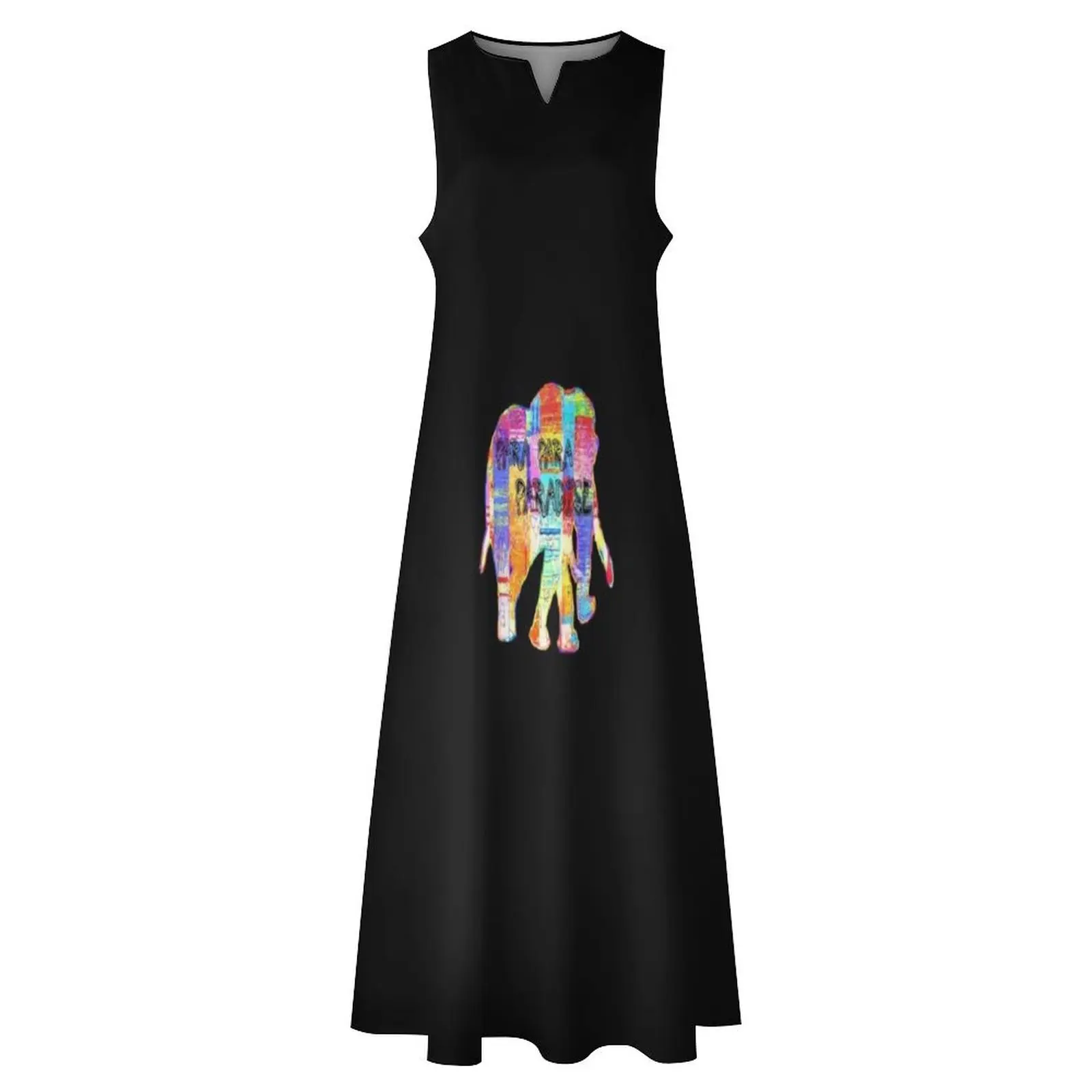 Футболка Para Paradise Long Dress со слоном свадебные платья для вечеринок летняя женская
