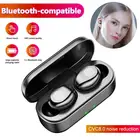 Bluetooth-совместимые наушники 5,1 TWS True беспроводные наушники вкладыши водонепроницаемые мини-гарнитуры Стерео спортивные наушники