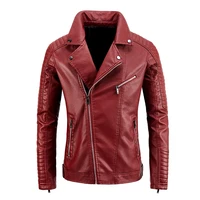 2022 winter mens pu jackets casual man warm motorcycle leather jacket male slim fit windbreaker biker leather coats clothing