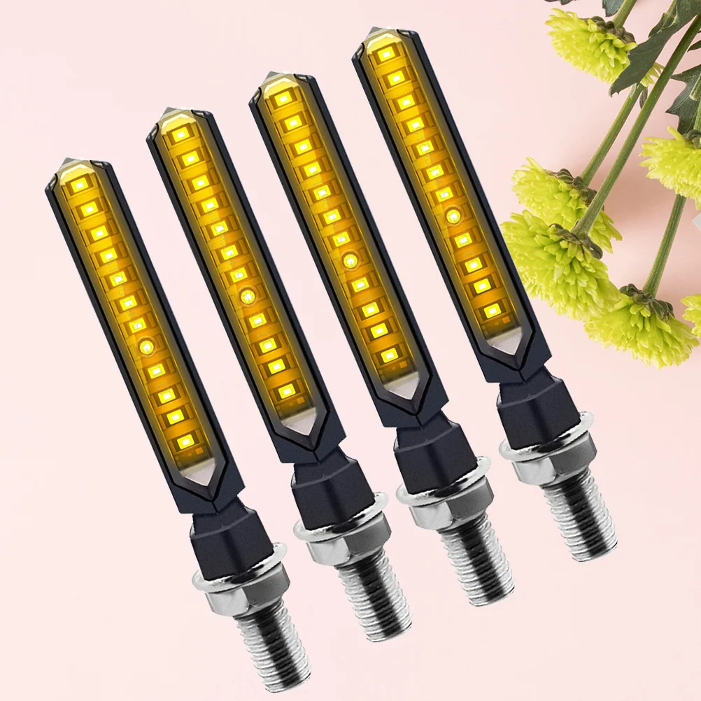 

4PCS/Set Shape 12LED Motorcycle Yellow Turn Motor Diving