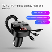 vogek usb car charger quick charge 3 0 fast charging charger micro usb c with cable for iphone huawei xiaomi samsung phone