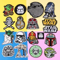 disney star wars embroidery clothes sticker yoda baby patches patch for clothing iron on patches diy t shirt garment decals
