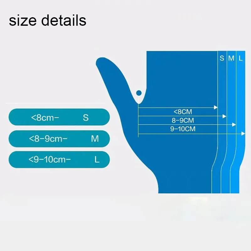 Одноразовые пластиковые перчатки для еды 100 шт. кухонные аксессуары ресторана
