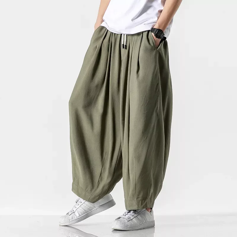 

New Mens Harem Pants Harajuku Style Casual Man Trousers Kpop Cotton Jogging Pants Woman Sweatpants Streetwear Solid Color 5XL