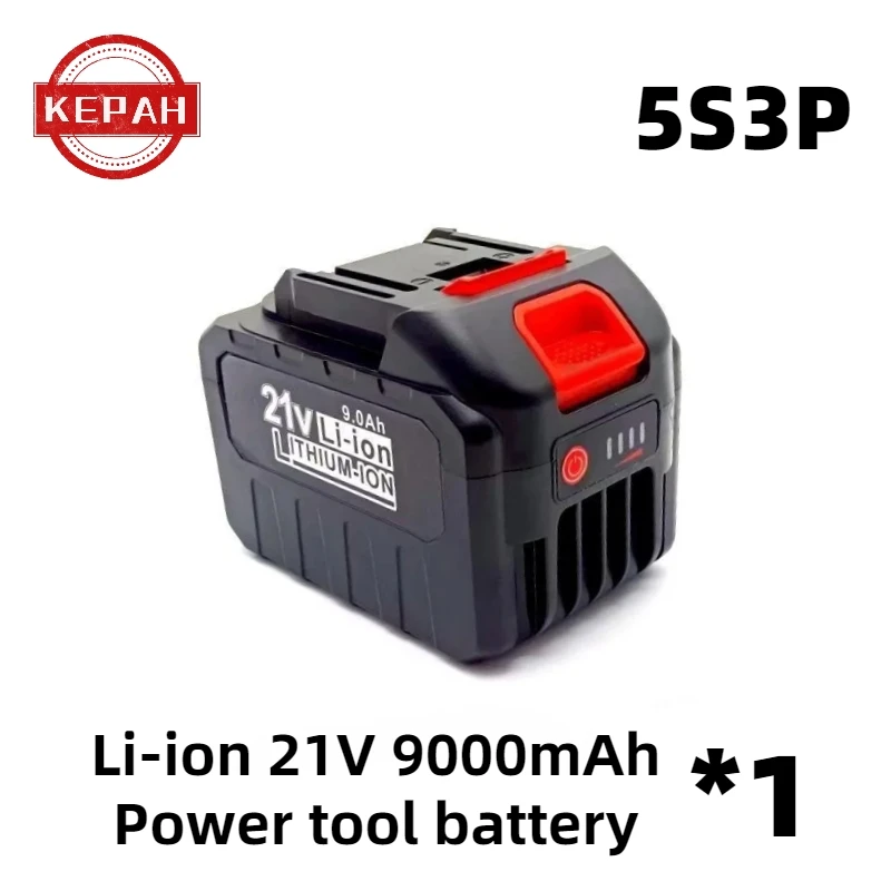 

21V 18650 Lithium Battery Rechargeable 9000mAh Batteries High-current High Discharge 21 Volt Replace Battery For Screwdriver