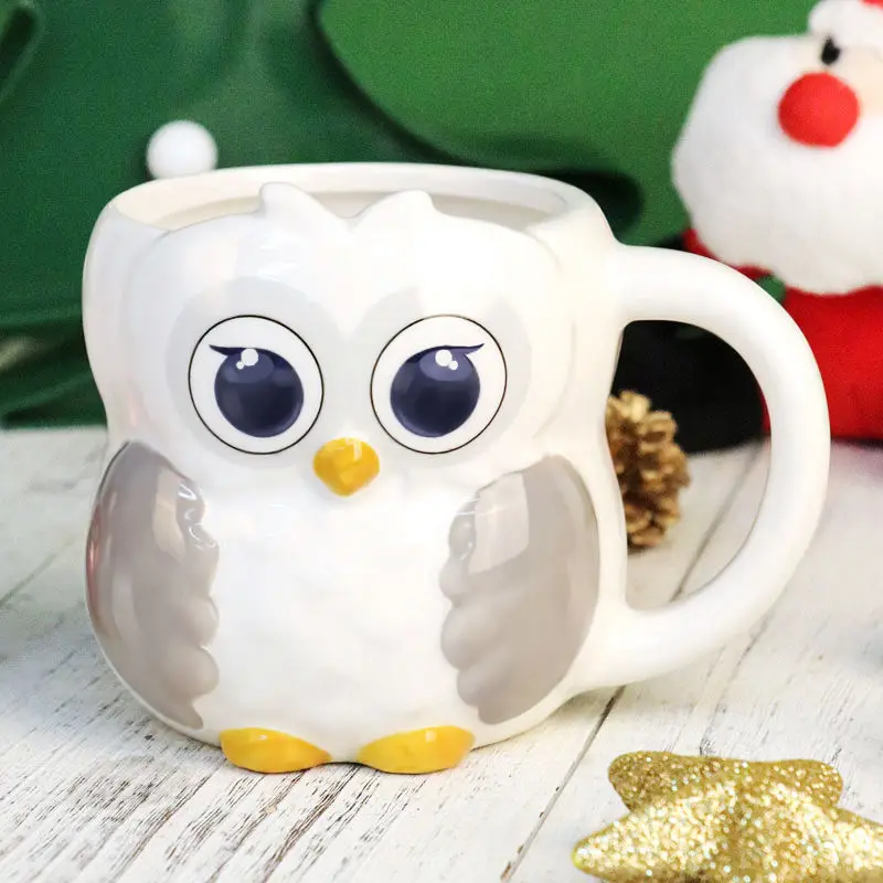 

Mark Cup Gift Hand Draw Cute Cartoon Ceramic Cup 3D Animal Cup Coffee Cup Cup Cute Coffee Mugs and Cups Cup Set