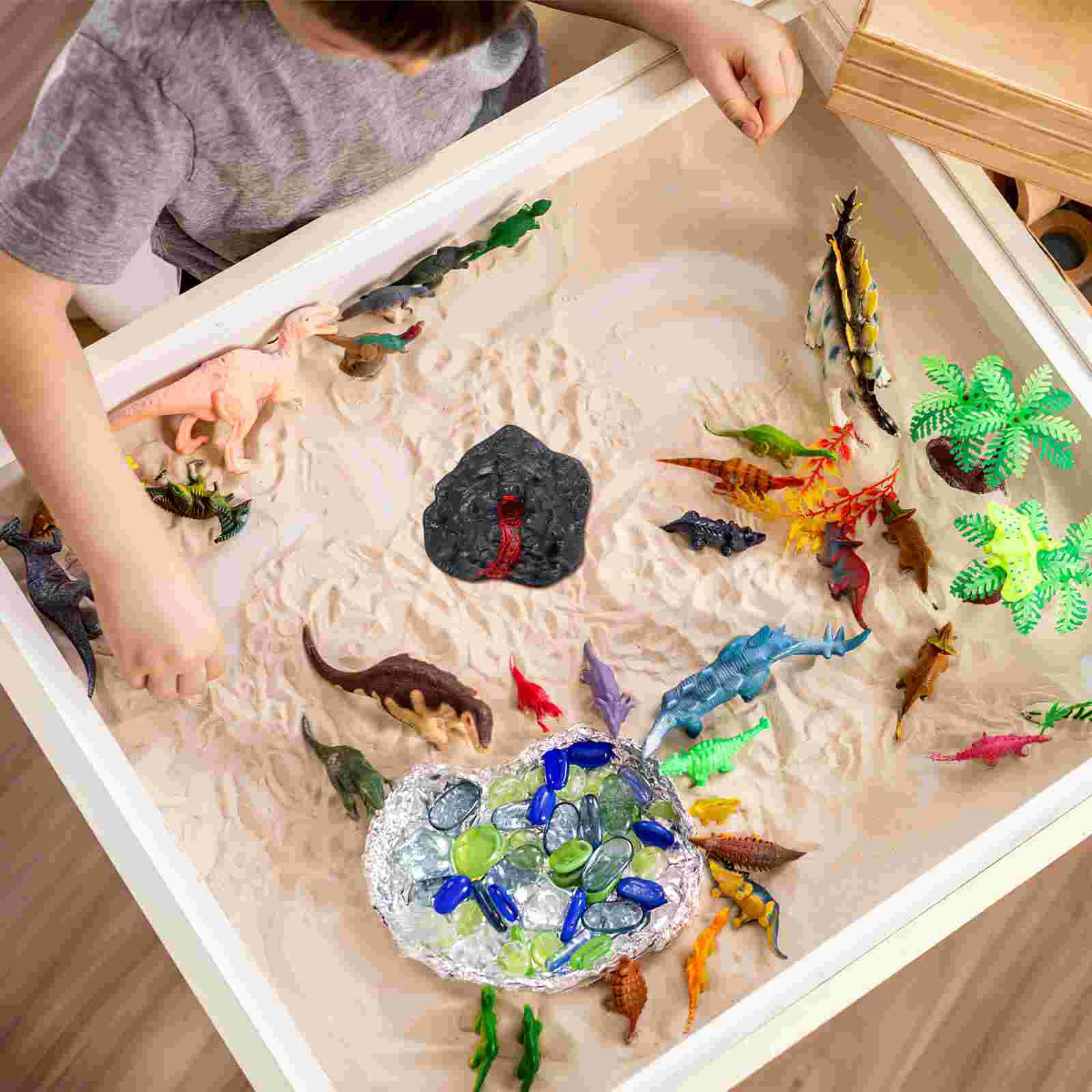 10 шт. модели вулкана игрушки для детей украшения имитация торта дети