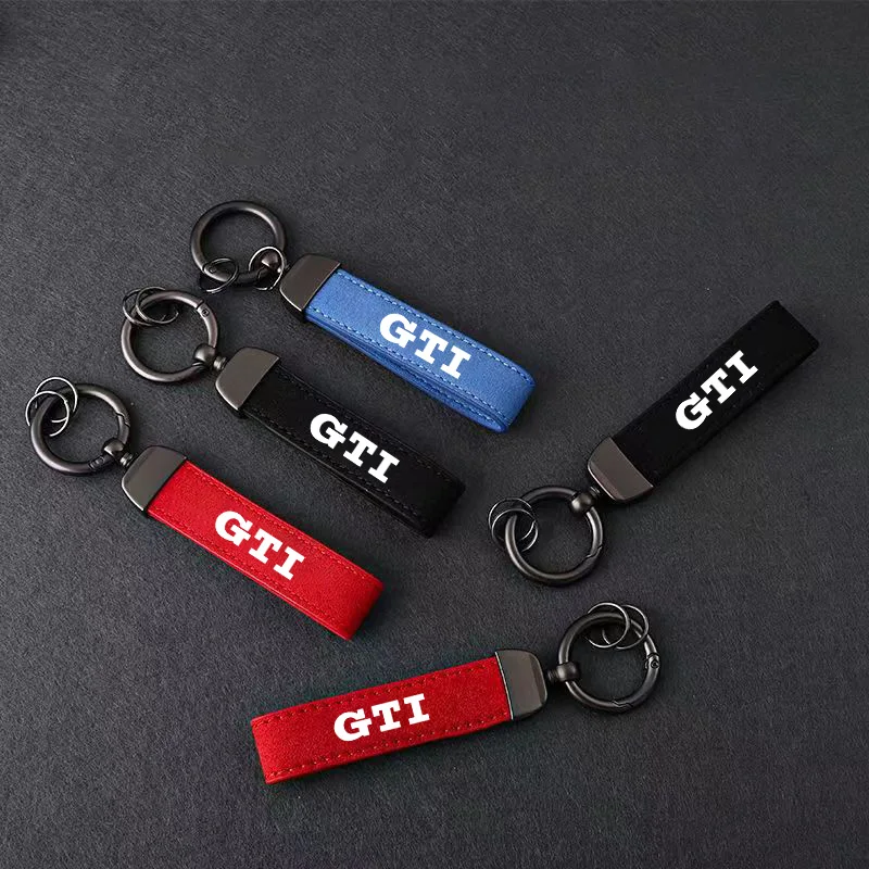 GTD GTI Брелок Замшевый Кожаный Автомобильный Для VW Volkswagen Golf 4 5 6 7 Rline Passta MK2 MK3 MK4 MK5