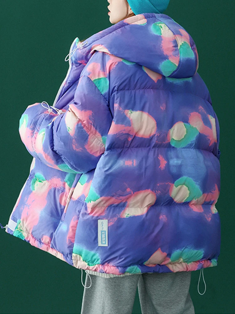 Winter Jacket Women Casual Loose Hooded Parkas Female Thicken Warm Solid Winter Coats for Woman