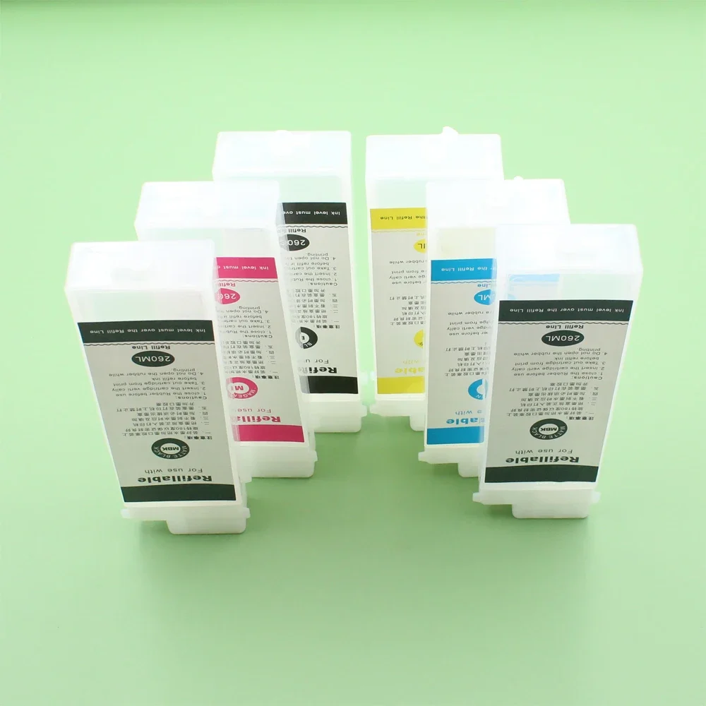 Картриджи для принтера Canon iPF500 iPF510 iPF600 iPF605 iPF610 iPF700 iPF710 iPF720 с чипом 260 мл