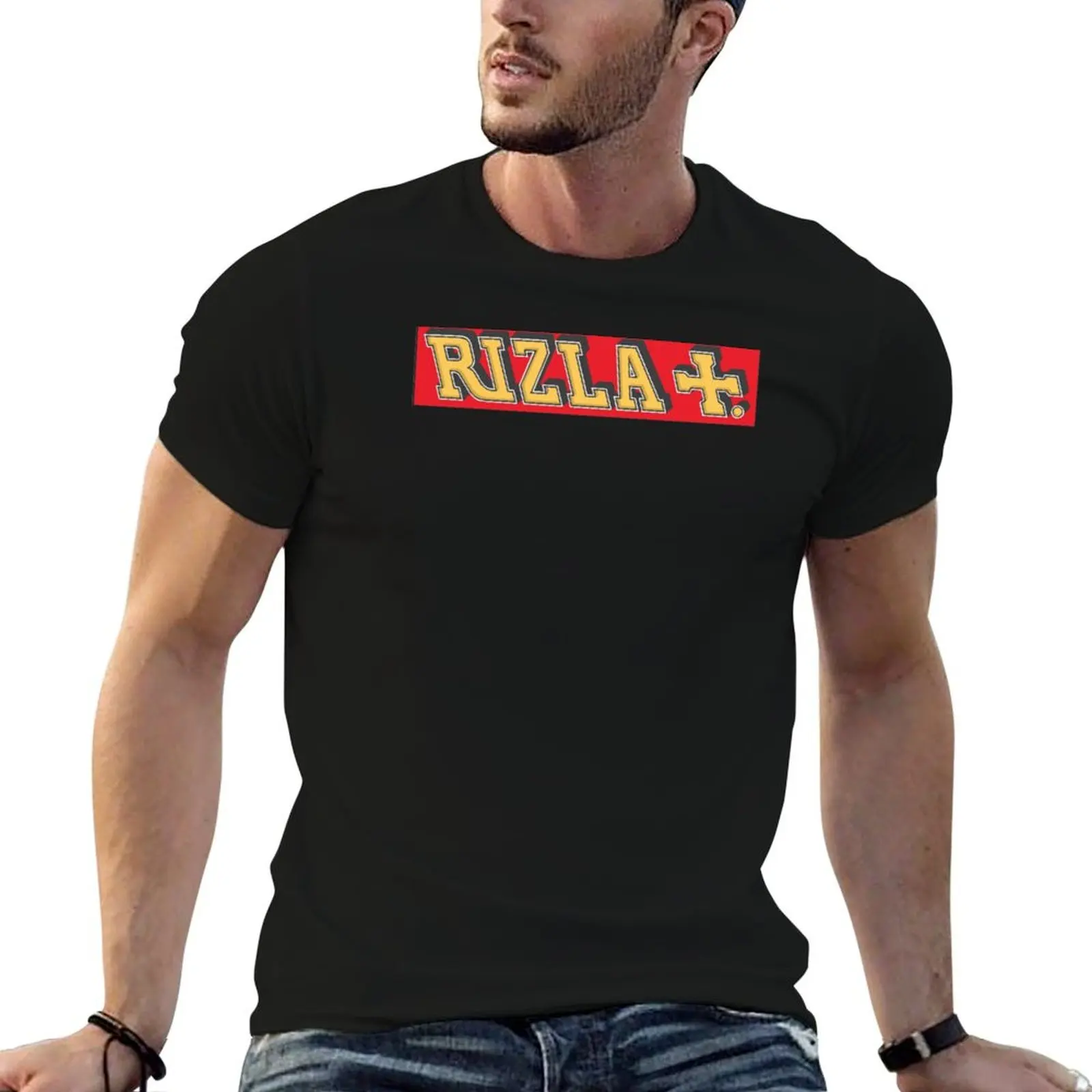 Фото Красная футболка Rizla Ideal Or Birthday Present, быстросохнущая футболка для фитнеса с короткими рукавами №1