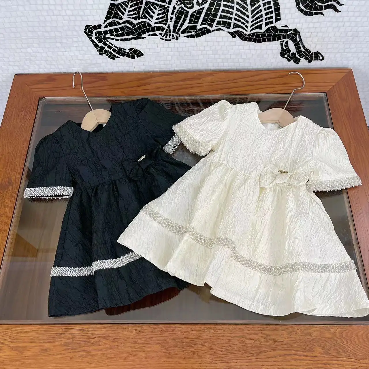 

luxury designer children's clothing 2022 summer new girls' small fragrance girl dress children's foreign princess dress