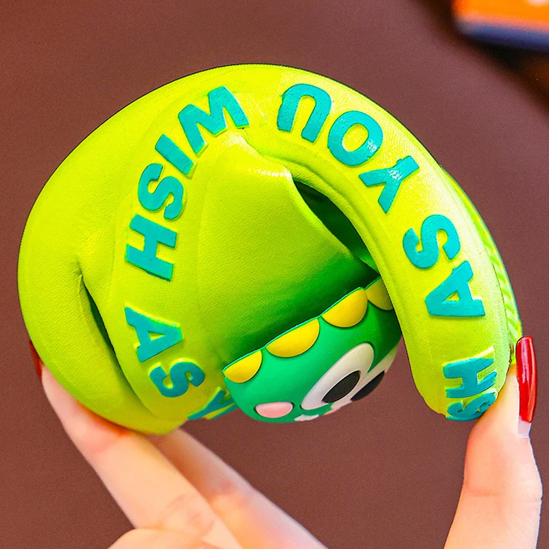 Тапочки детские с динозаврами летние сандалии и шлепанцы для девочек мальчиков