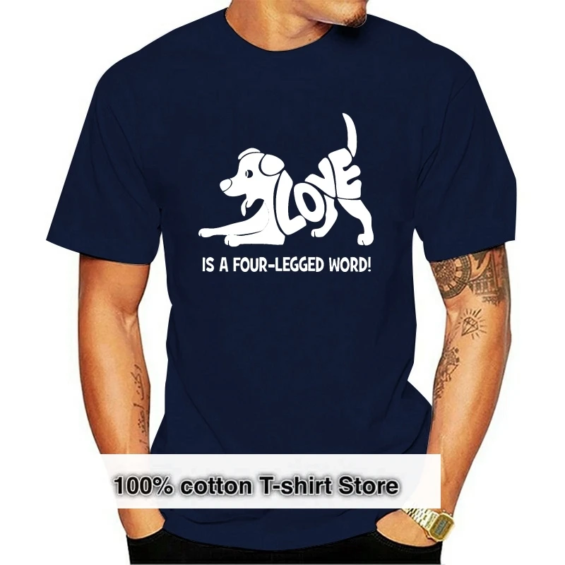 

Женская футболка с надписью Love Is A Four Leg