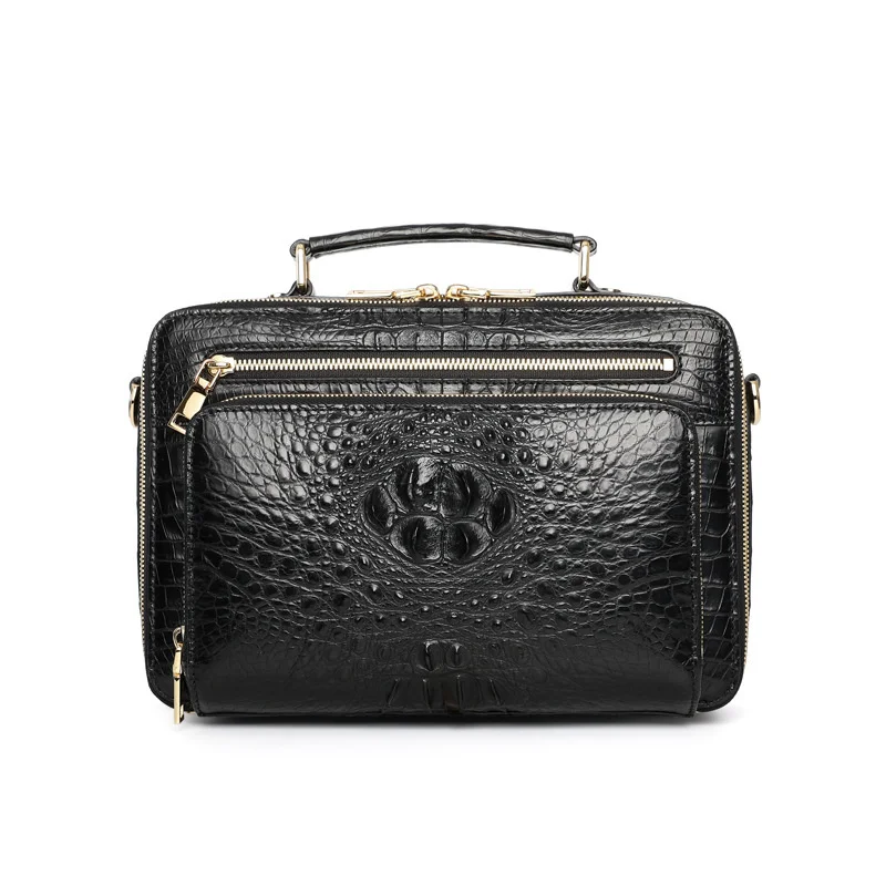 

Новая мужская деловая сумка на одно плечо из натуральной кожи, модный портфель-мессенджер, Высококачественная роскошная сумка через плечо для ноутбуков