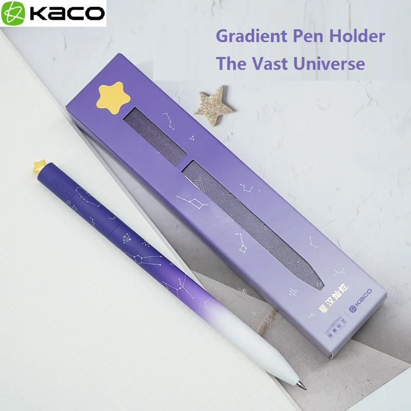 Фото KACO Gel наборы ручек школьные офисные принадлежности для детей 0,5 мм большой емкости сердце/звезда знак писать гаджеты любовь подарок милые предметы №1