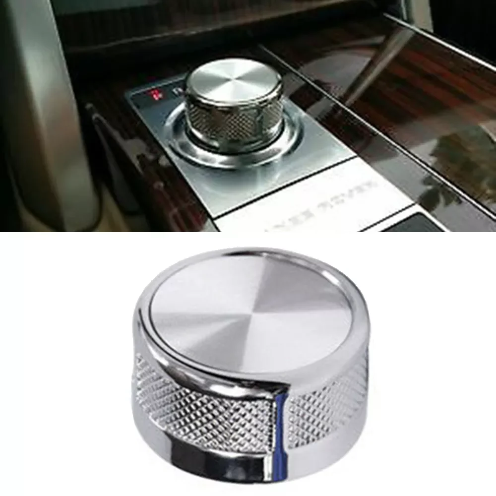 

Silver Knob Cover Easy Installtion Rotary Chrome For Land Rover Range Rover L405 2013-2016 Rover Practical Decorate your car