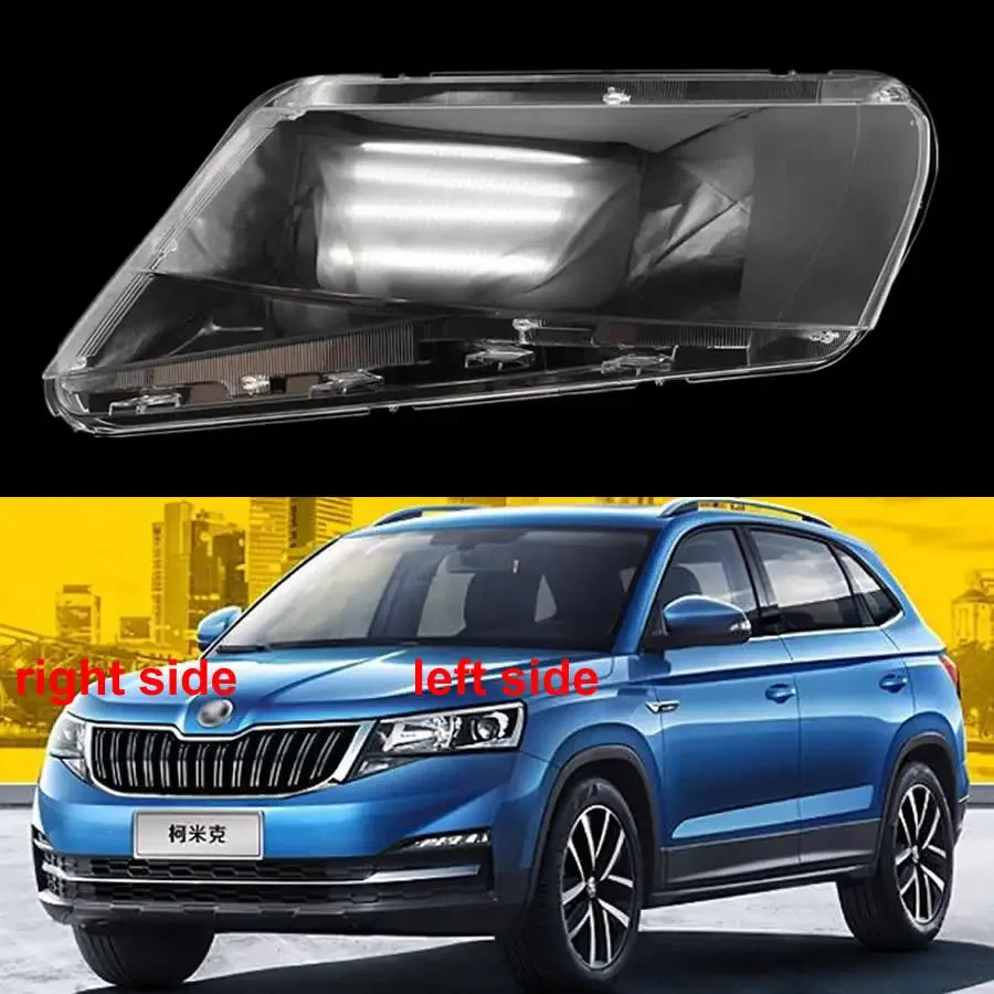

Налобный фонарь для Skoda Kamiq 2018 2019 2020, налобный кожух, налобный фонарь с прозрачными линзами, замена оригинального абажура из оргстекла