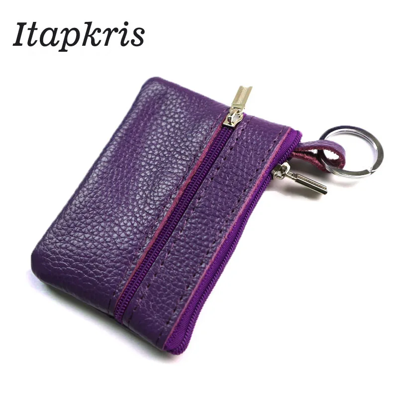 

New Arrival Casual Women Housekeeper For Home Fashion Leather Coin Pouch Case Wallet Man Car Key Holder Keyring