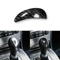 carbon fiber gear shift knob cover handle cover trim sticker for infiniti g37 q40 fx35 ex25 qx50 2011 2015 interior accessories