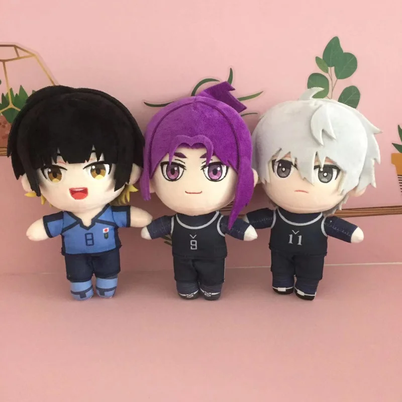 

Плюшевая кукла Isagi Yoichi Seishiro Nagi Reo Mikage, игрушка для косплея, милая мультяшная аниме Подушка плюшевая для детей, подарок, 20 см