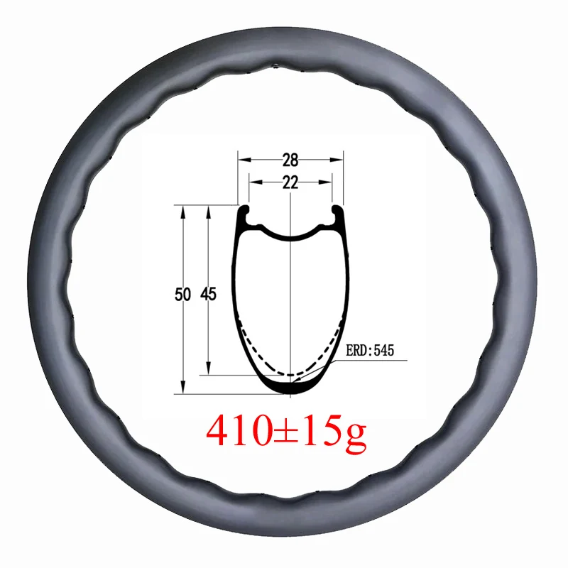 LIENGU 410 г новинка 21 отверстие 45 мм 50 волна углеродный обод велосипеда 700C дорожный