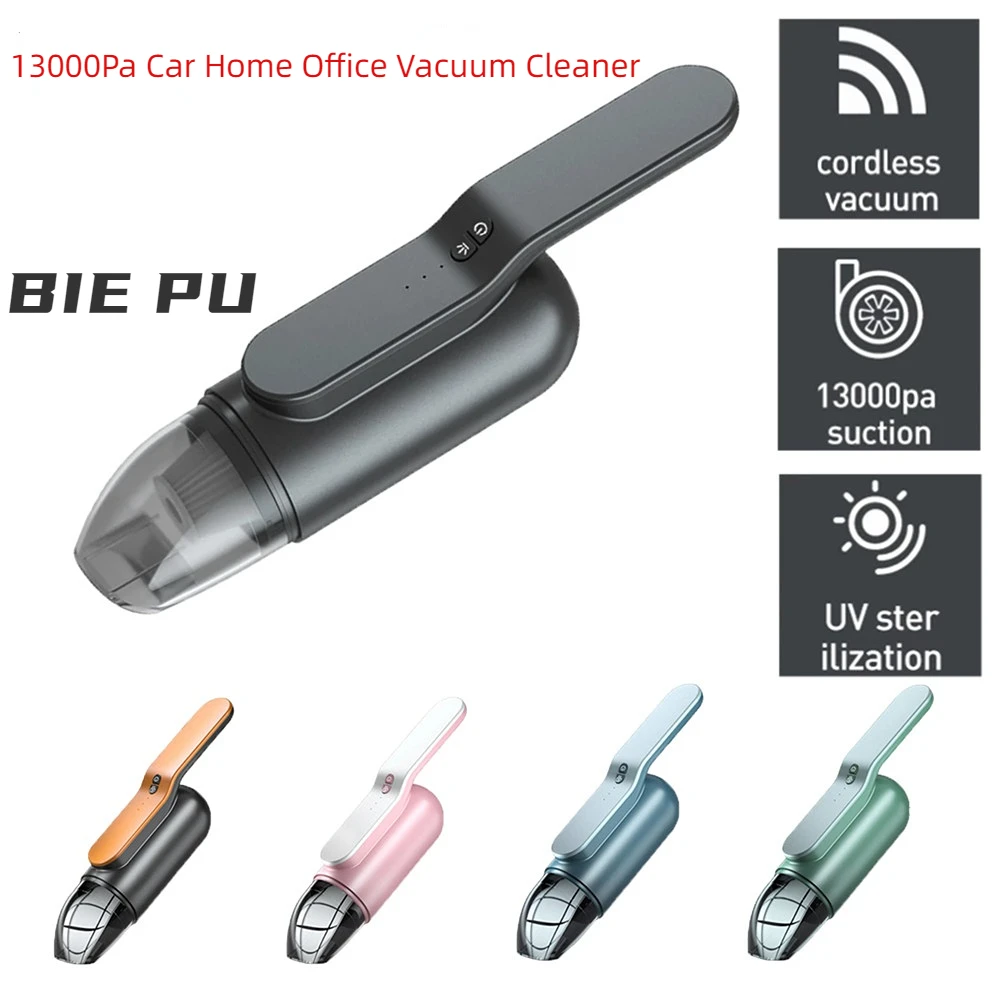 

13000Pa Car Vacuum Cleaner Wireless Handheld Mini Cordless Portable Suitable for Car Home Office Multi-function Vacuum Cleaner