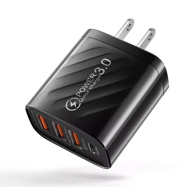 

PD USB C Charger 48W 4 Ports Quick Charge 3.0 For iPhone 13 12 Samsung Xiaomi Huawei oneplus Mobile Phone Fast Wall Charger